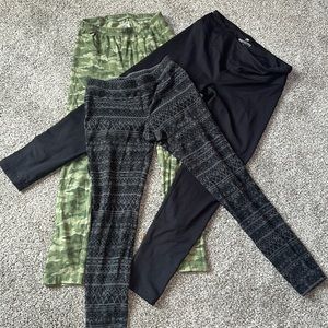 Three legging bundle size medium